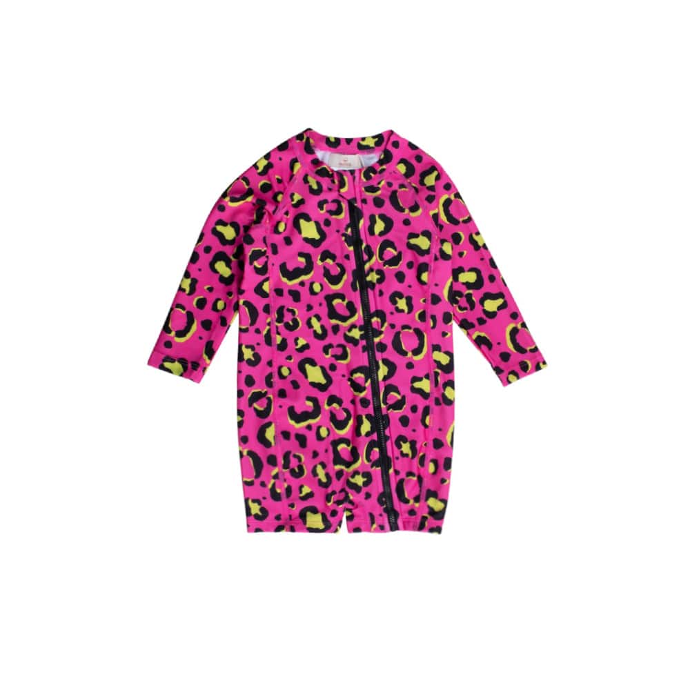 Nestling Girls Swimwear 2-3Y Extra Shortie Swimmers - Pink Leopard