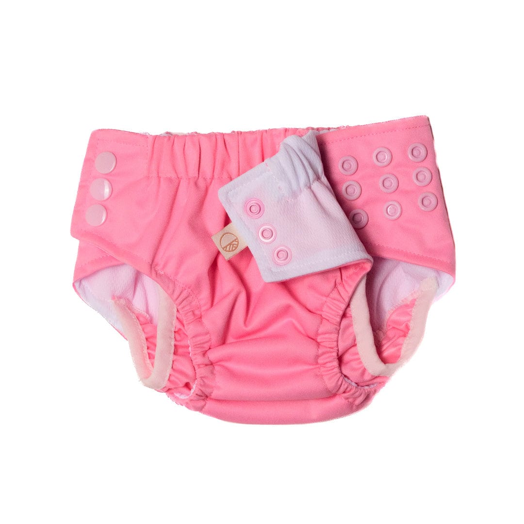 Nestling Girls Swimwear Snap Swim Nappy - Bubblegum