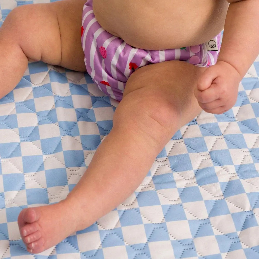 Nestling Girls Swimwear Swim Nappy - Striped Raspberries
