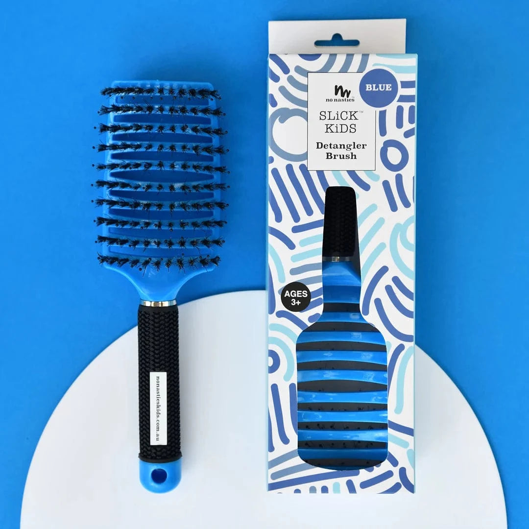 No Nasties Accessory Hair Blue Detangler Brush