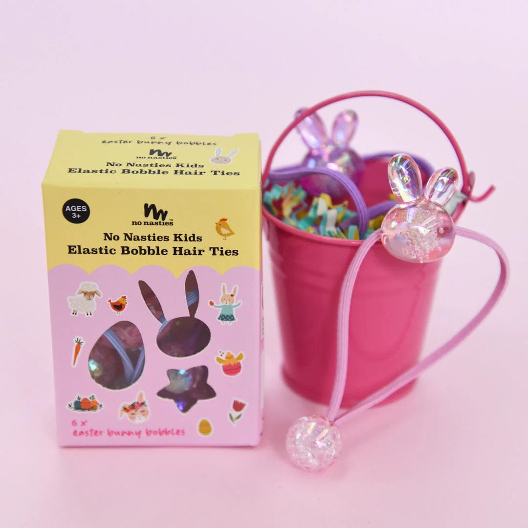 No Nasties Accessory Hair Bunny Bobbles Elastics Set