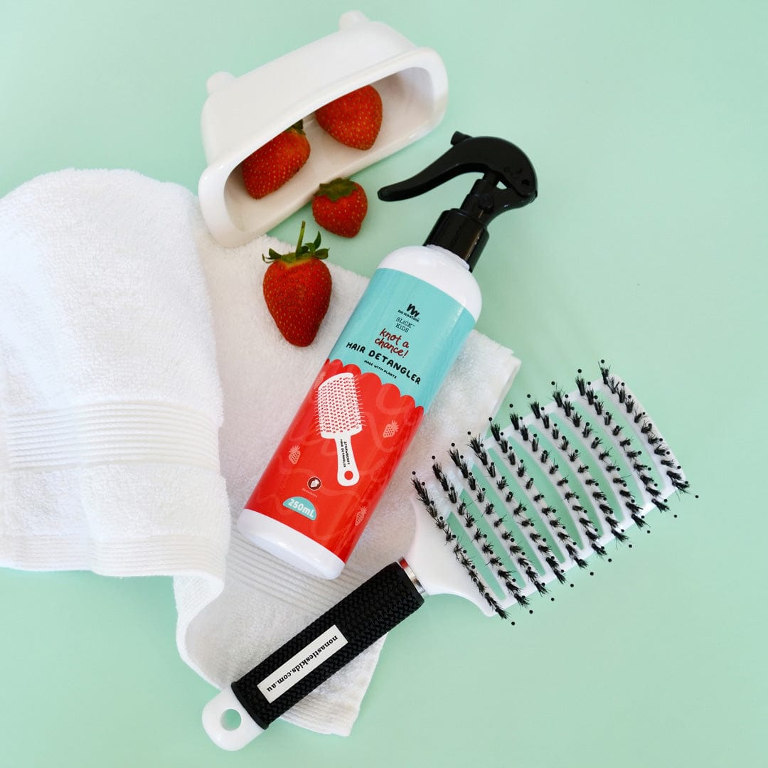 No Nasties Accessory Hair SLiCK KiDS Hair Detangling Spray in Strawberry 250ml