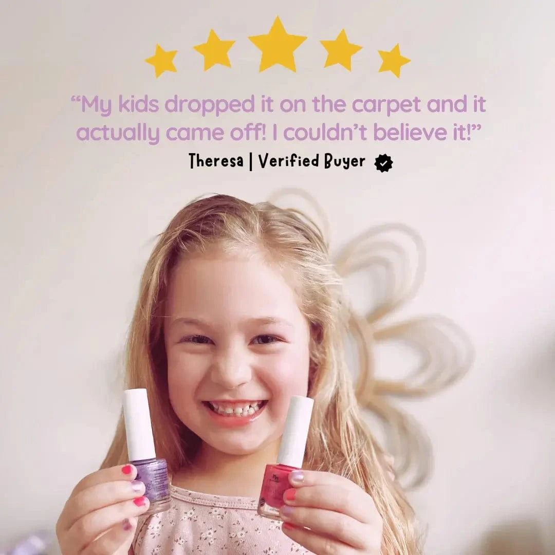 No Nasties Girls Accessory Kids Nail Polish Scented Strawberry Cupcake