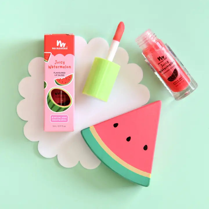 No Nasties Girls Accessory Natural Lip Gloss Juicy Watermelon