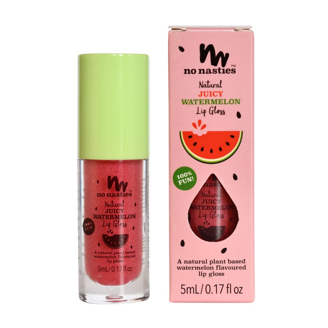No Nasties Girls Accessory Natural Lip Gloss Juicy Watermelon