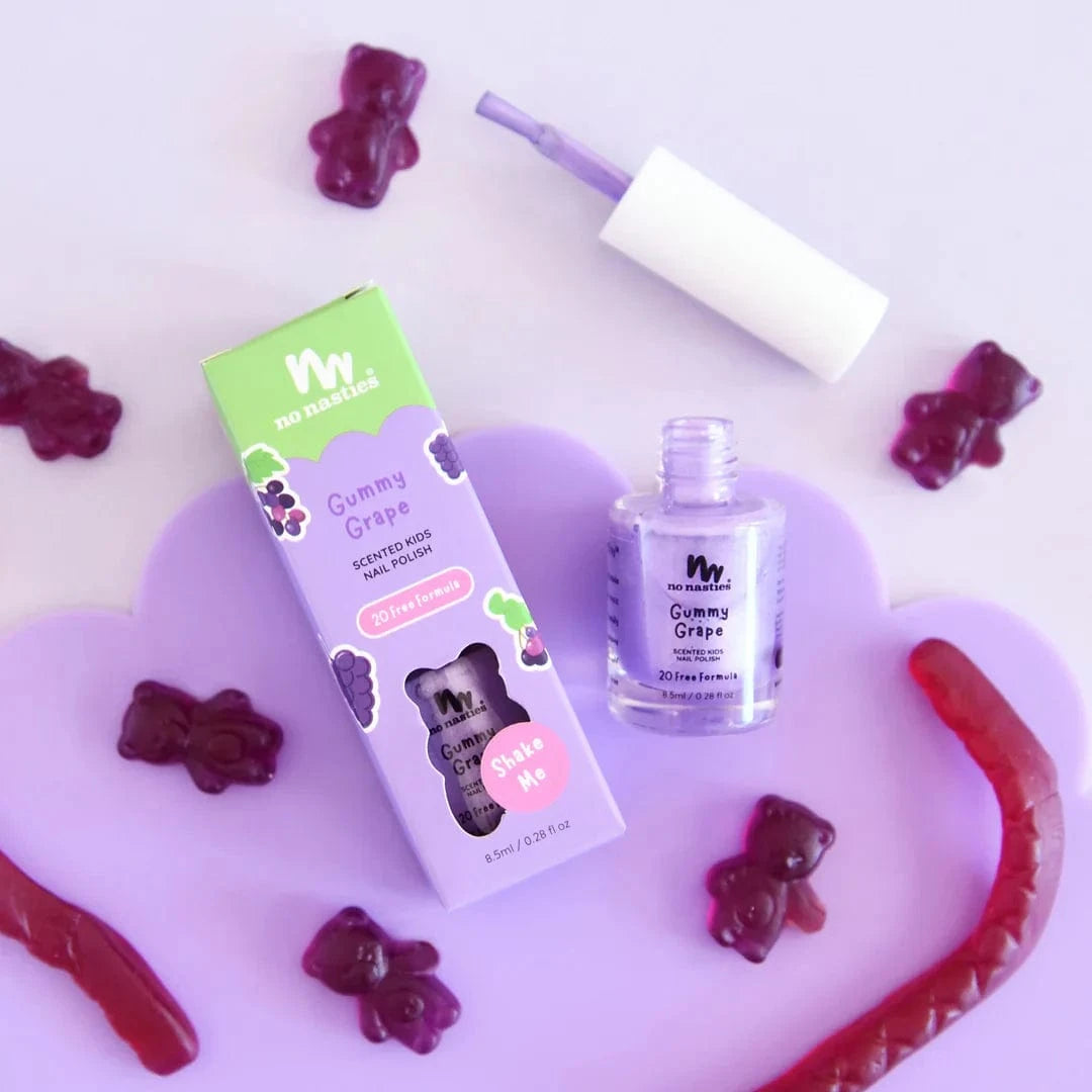 No Nasties Girls Accessory Scented Kids Polish - Gummy Grape
