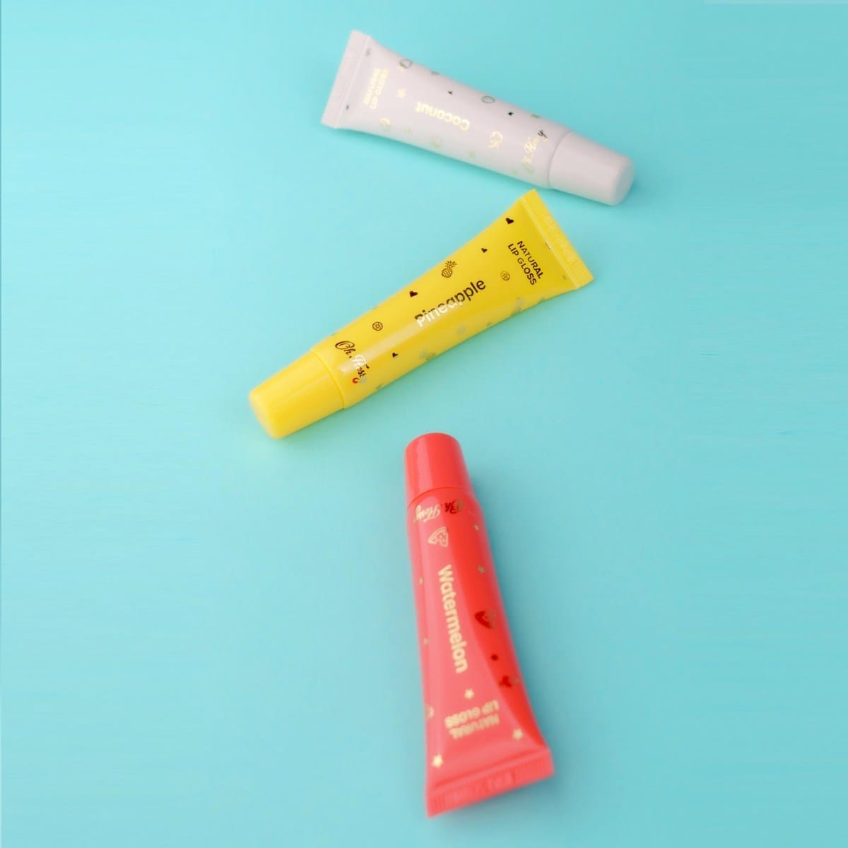 Oh Flossy Girls Accessory Beach Club Natural Lip Gloss Set