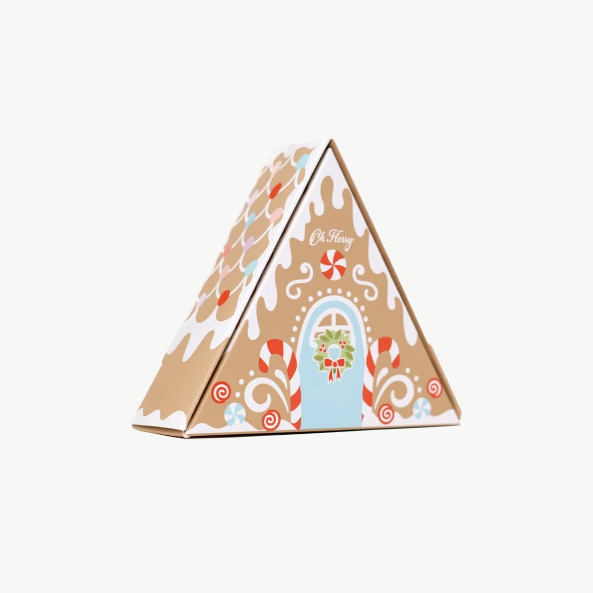 Oh Flossy Girls Accessory Christmas Gingerbread House Mini Mani Set