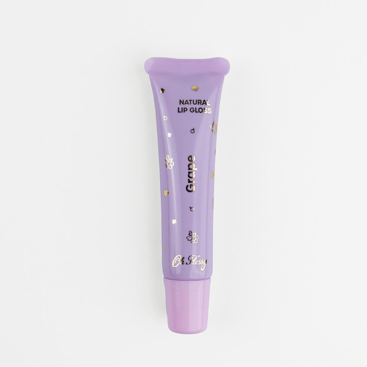 Oh Flossy Girls Accessory Natural Lip Gloss - Grape
