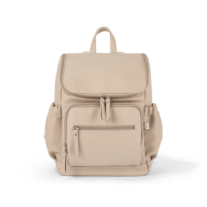 OiOi Baby Care Mini Signature Backpack - Oat Vegan Leather