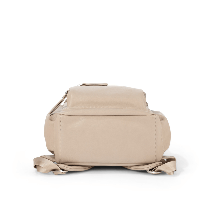 OiOi Baby Care Mini Signature Backpack - Oat Vegan Leather