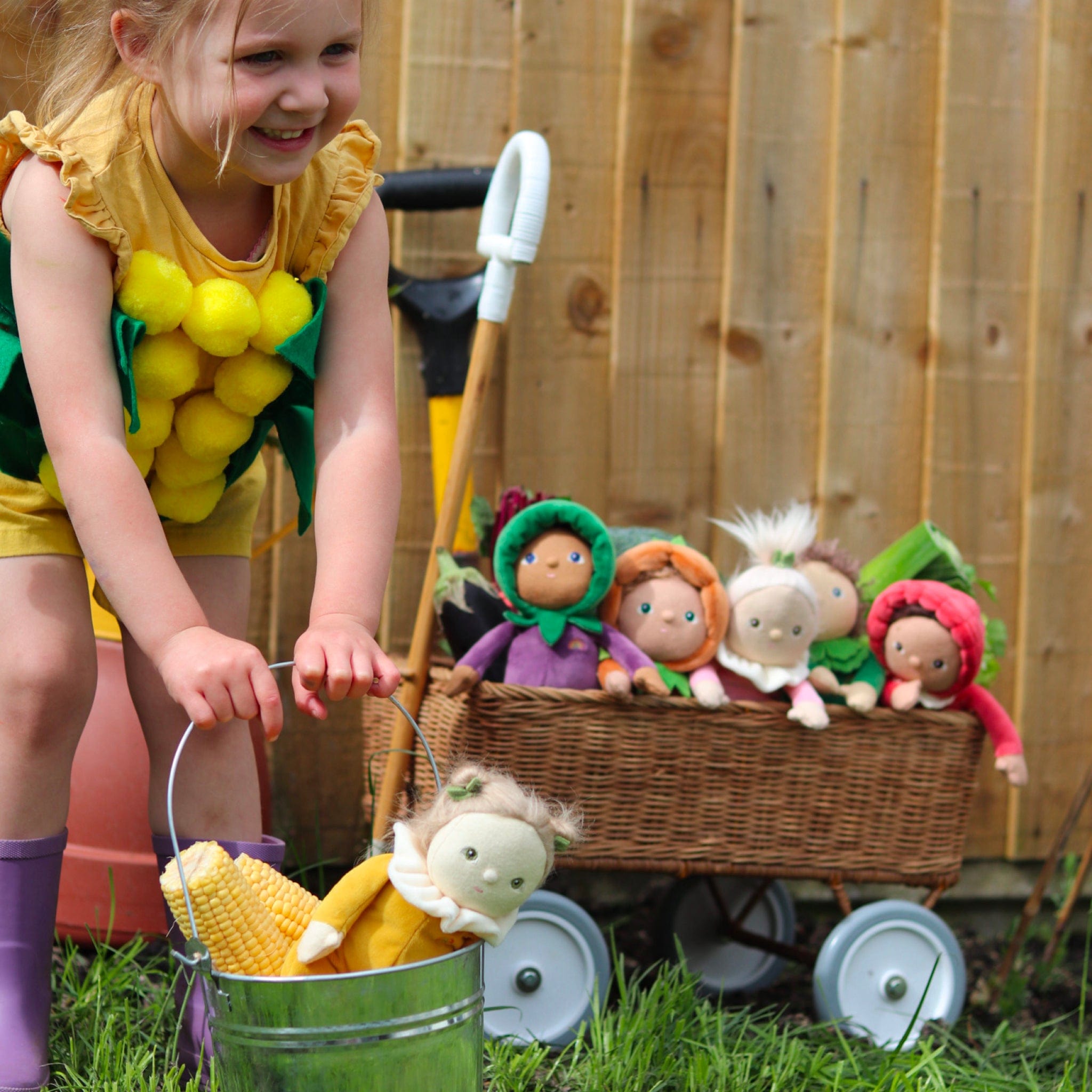 Olli Ella Toys Dinky Dinkum Dolls - Happy Harvest