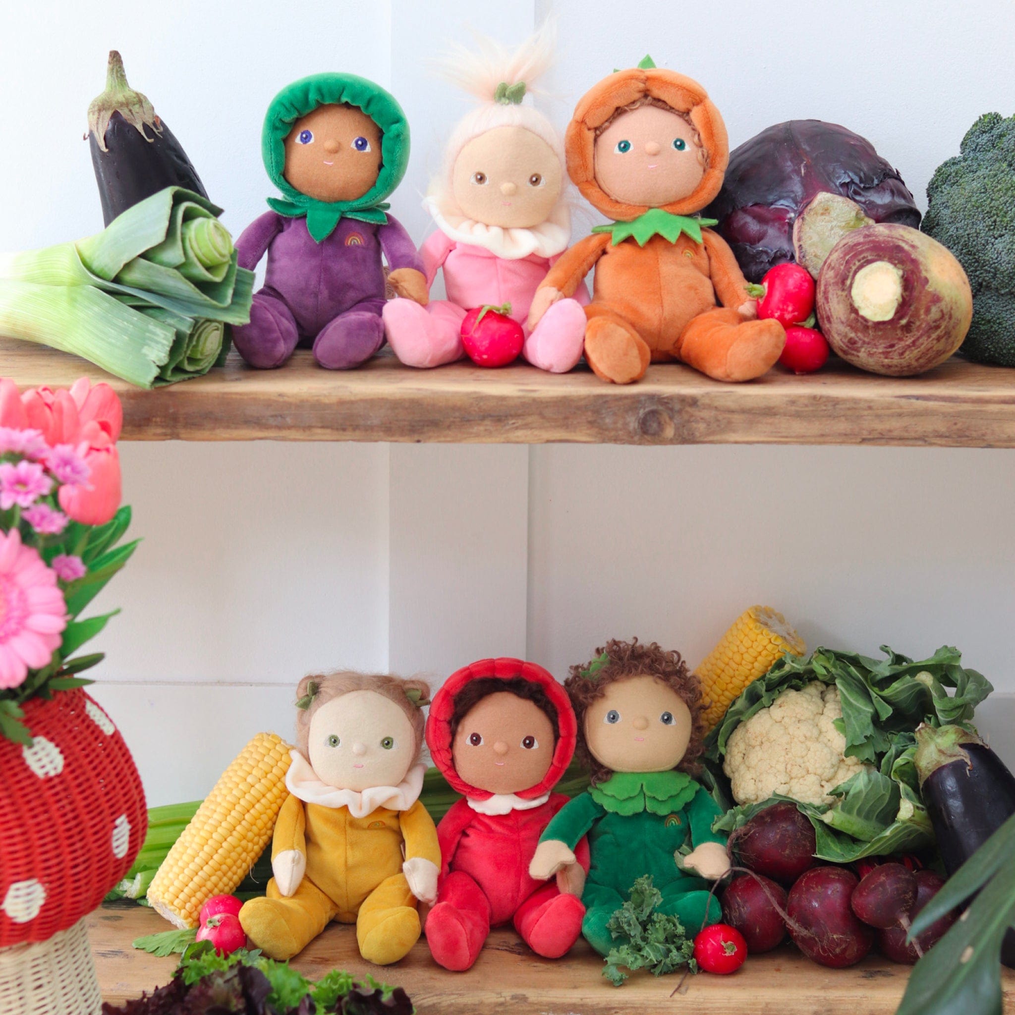 Olli Ella Toys Dinky Dinkum Dolls - Happy Harvest