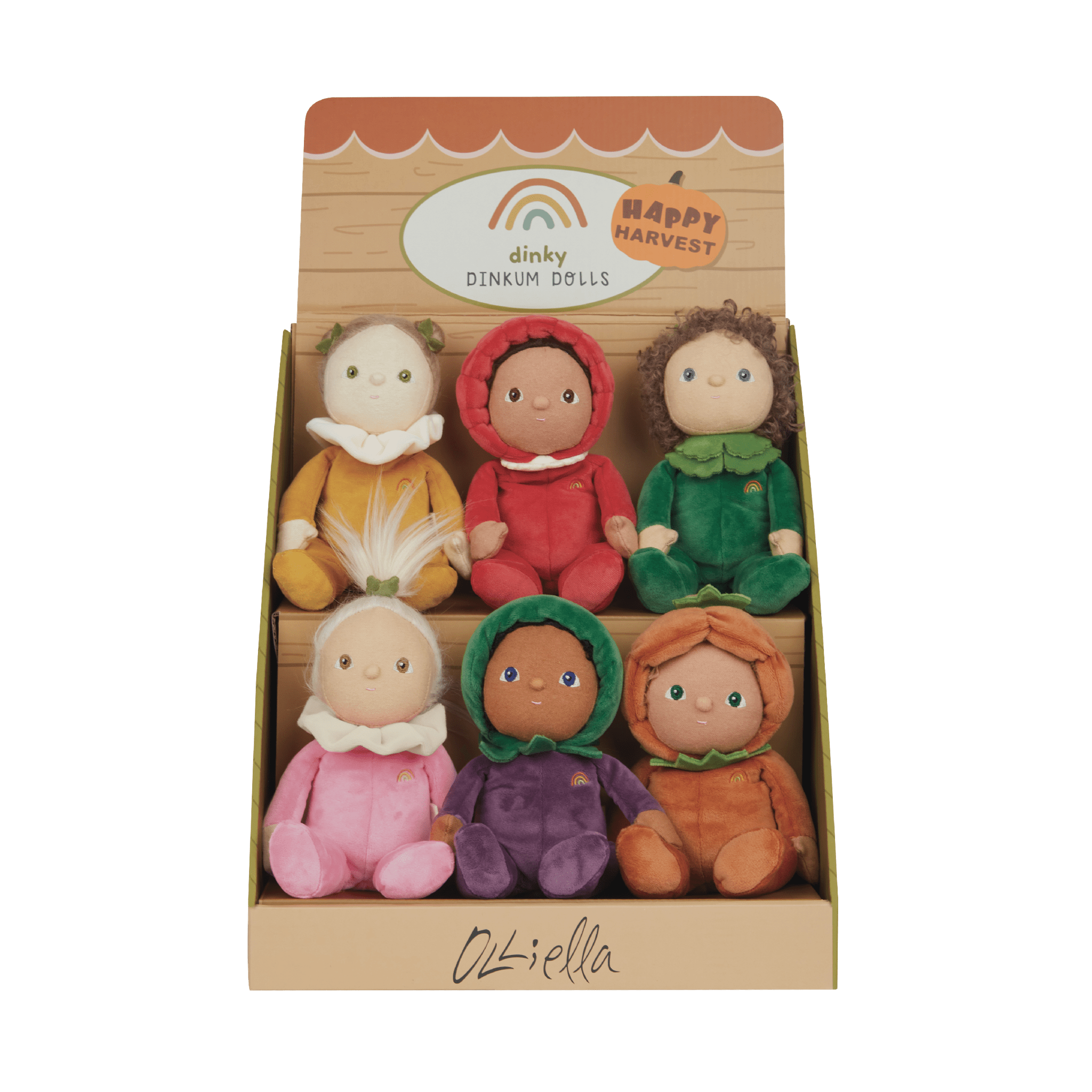 Olli Ella Toys Dinky Dinkum Dolls - Happy Harvest