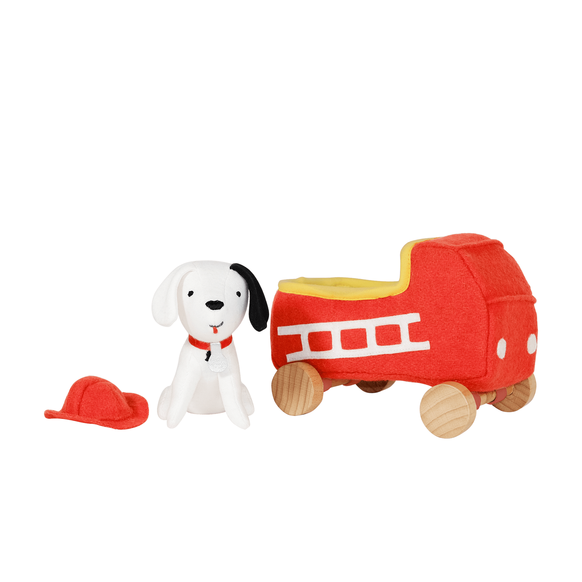 Olli Ella Toys Holdie Dog-Go - Chief Red