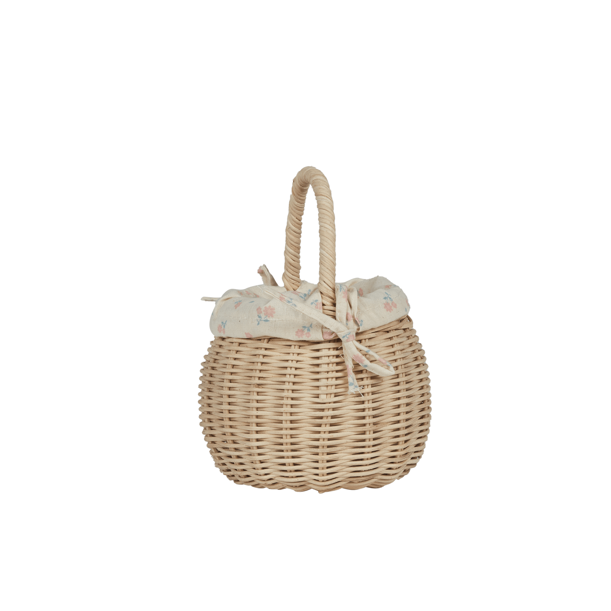 Olli Ella Toys Rattan Berry Basket with Lining – Pansy