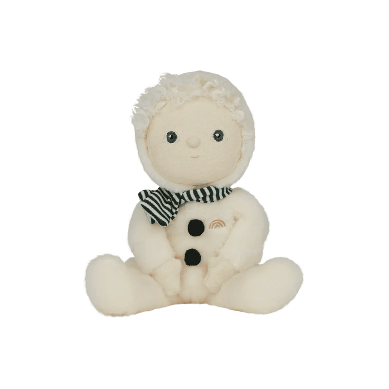 Olli Ella Toys Sidney Snowman Dinky Dinkums - Jolly Dollies