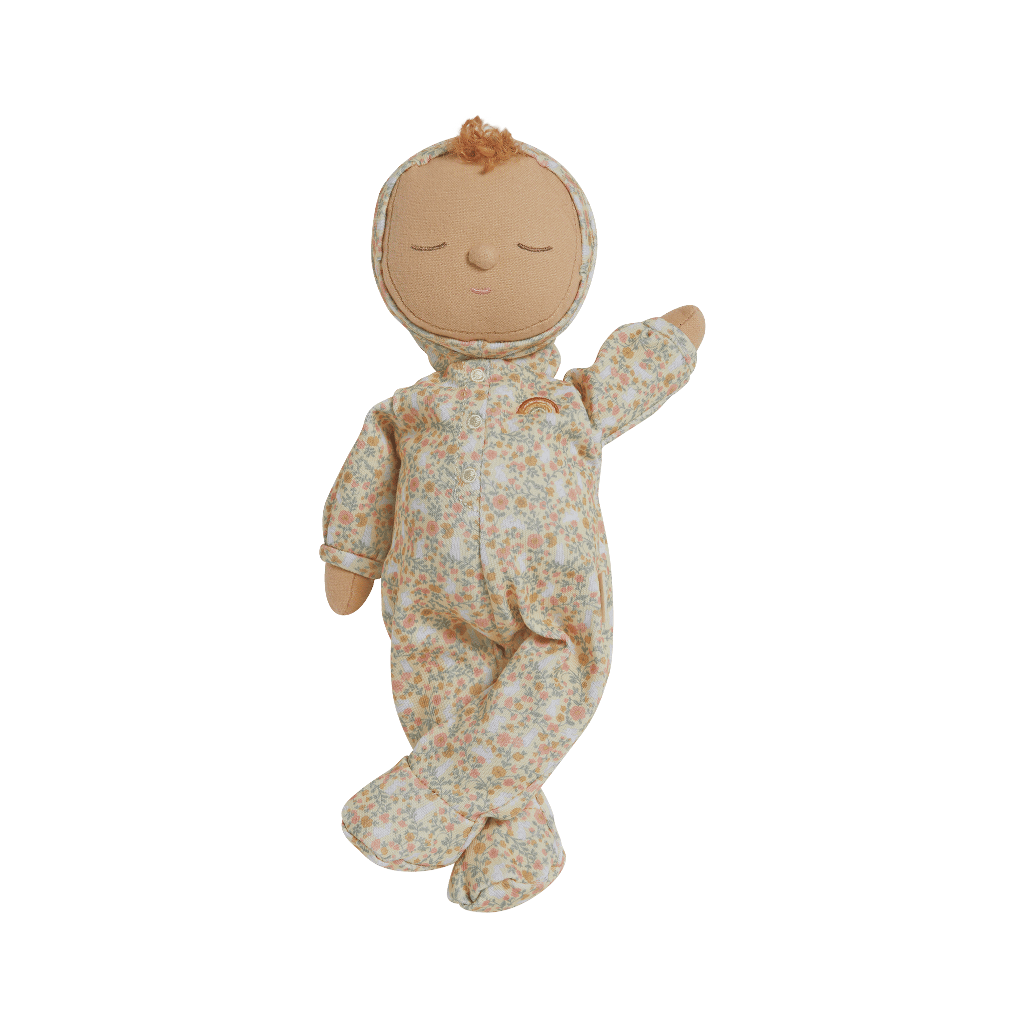 Olli Ella Toys Soft Dozy Dinkums – Custard – Garden Floral