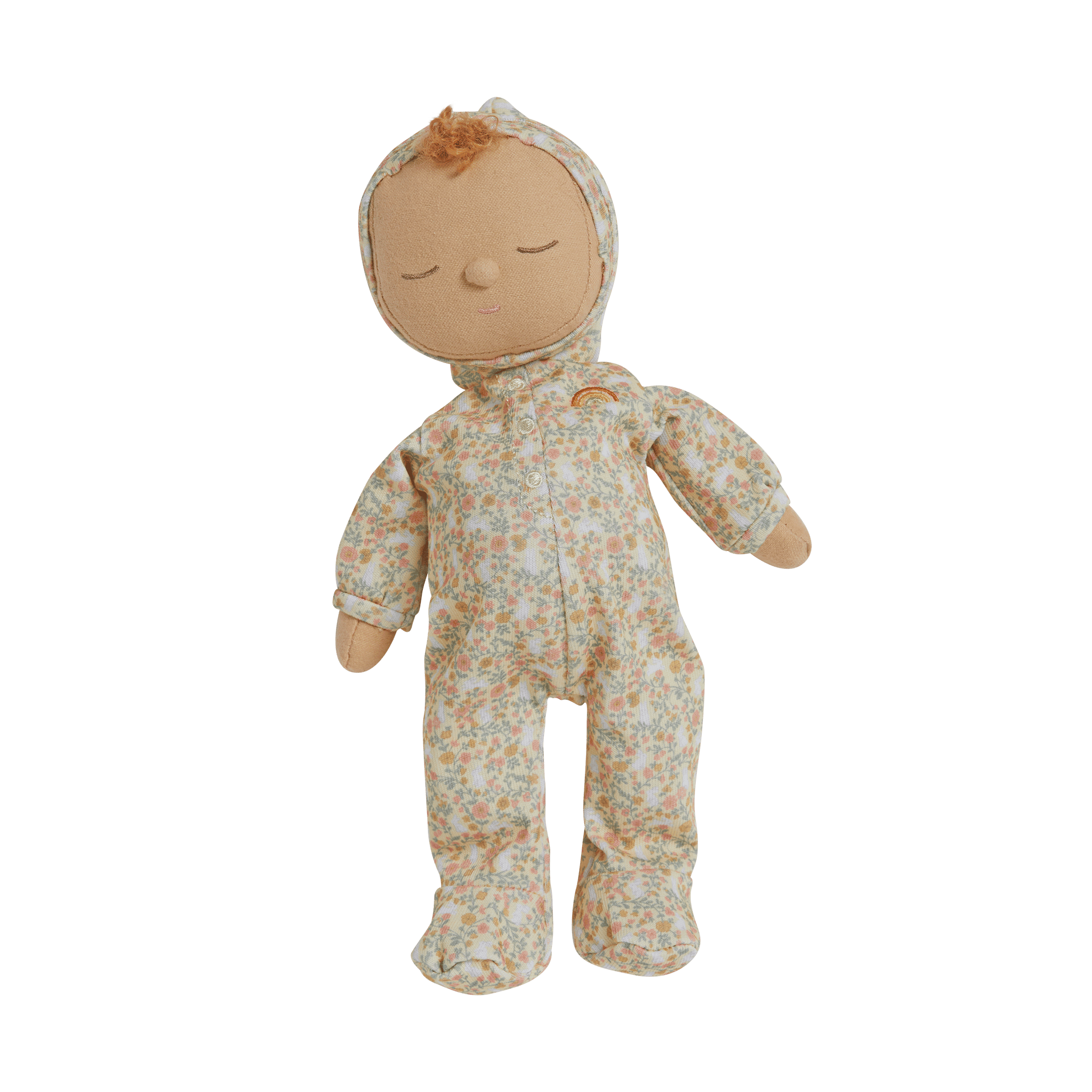 Olli Ella Toys Soft Dozy Dinkums – Custard – Garden Floral