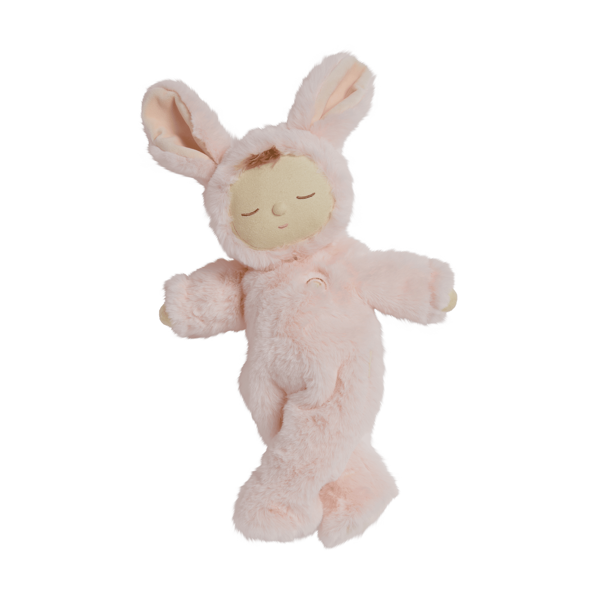 Olli Ella Toys Soft Lullaby Cozy Dinkum Bunny Moppet - Pink