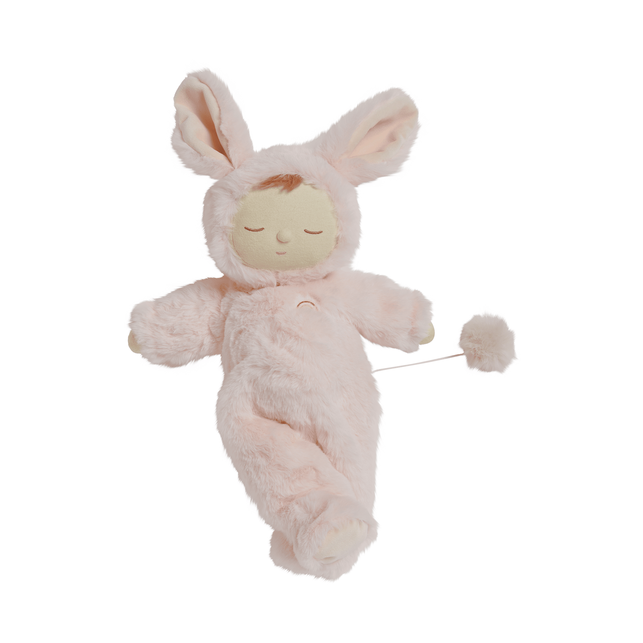 Olli Ella Toys Soft Lullaby Cozy Dinkum Bunny Moppet - Pink