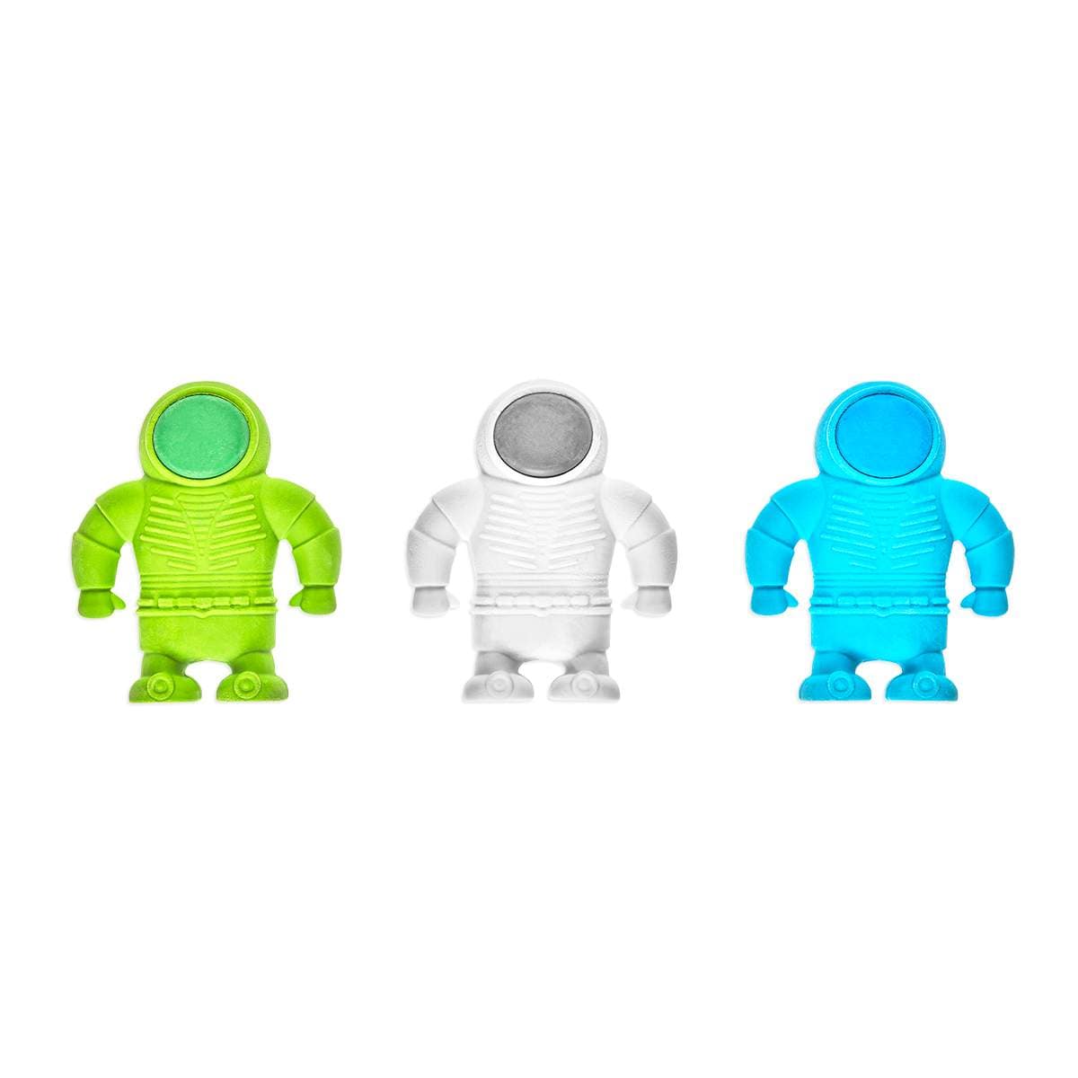 Ooly Toys Astronaut Erasers - 3 Pack