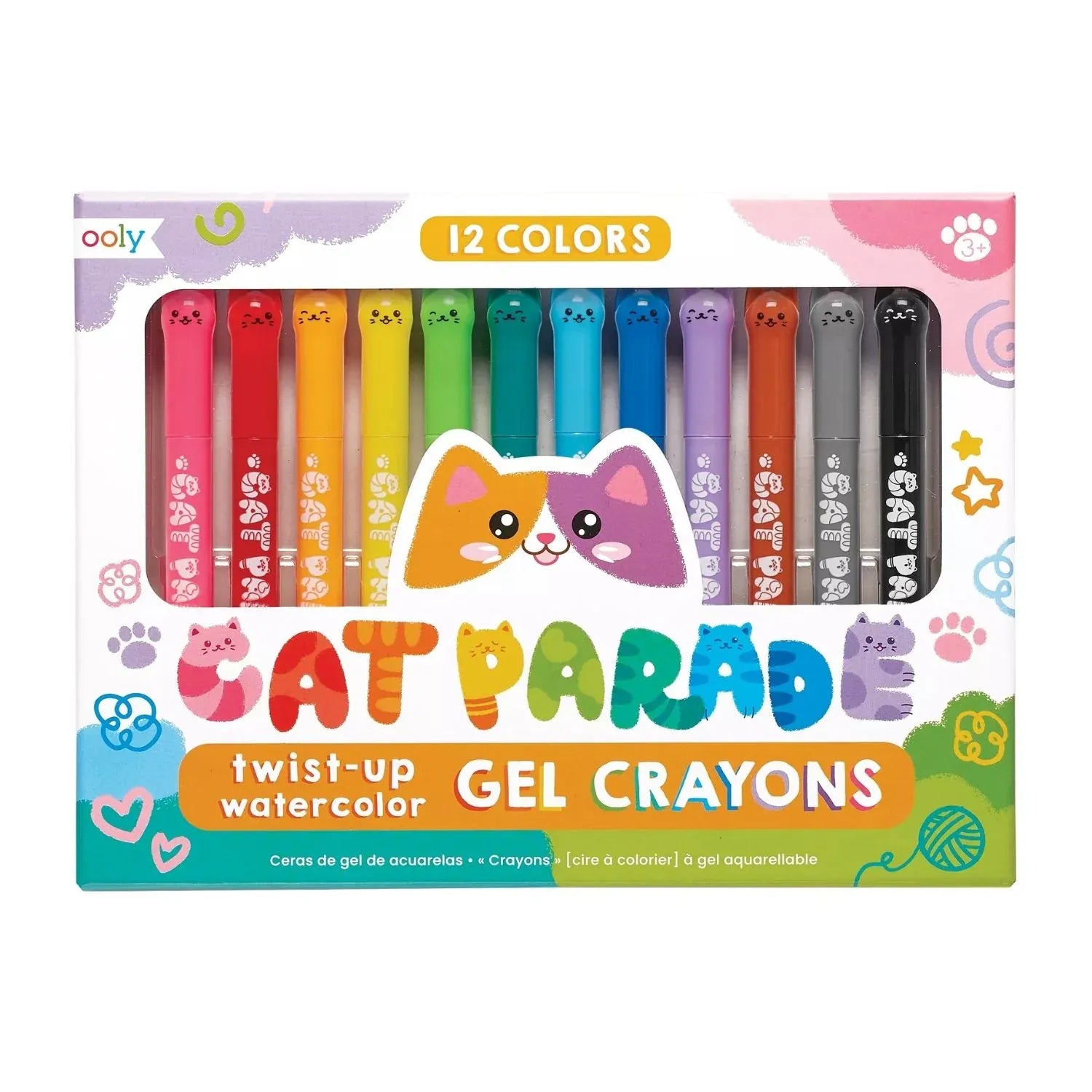 Ooly Toys Cat Parade Watercolour Gel Crayons