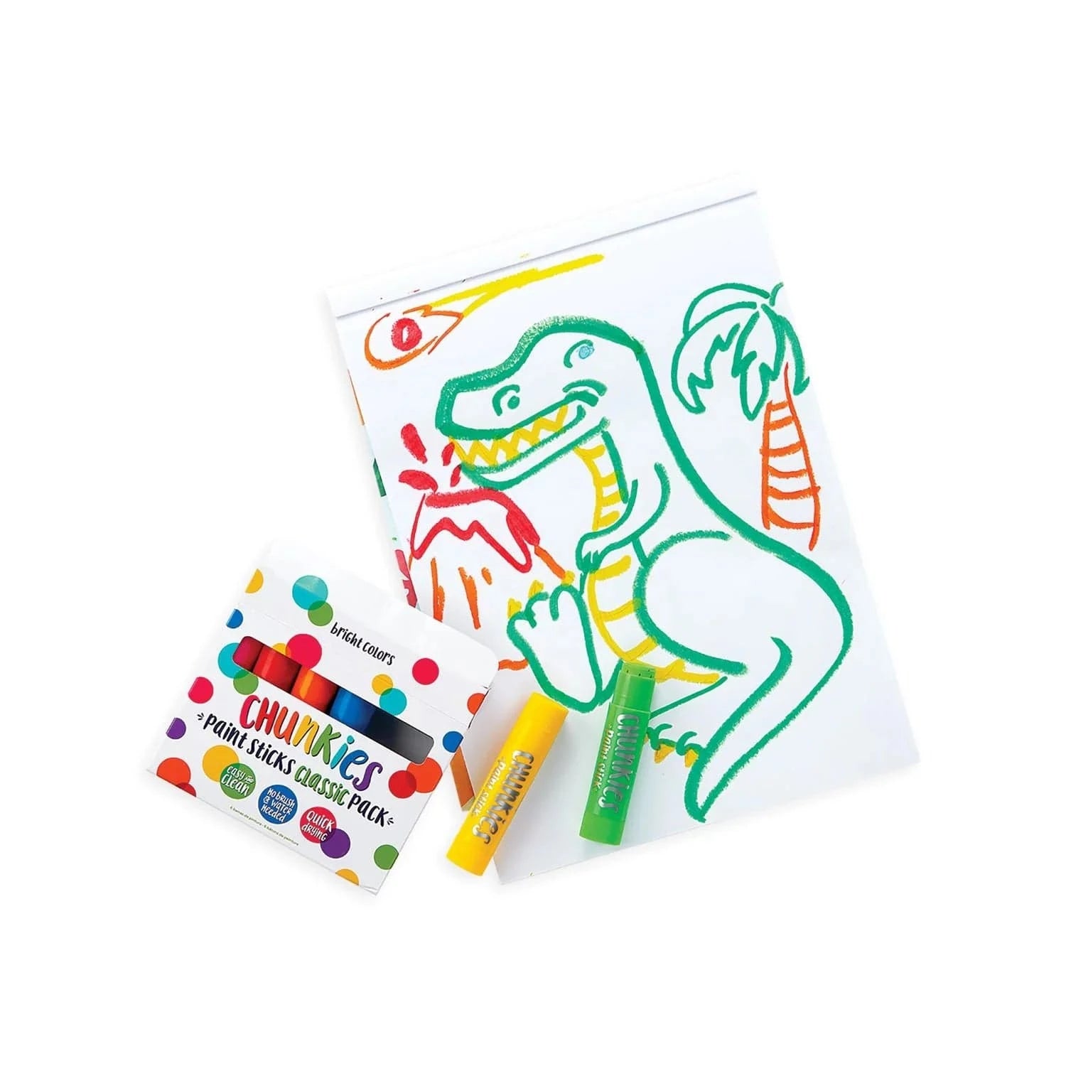 Ooly Toys Chunkies Paint Sticks Classic