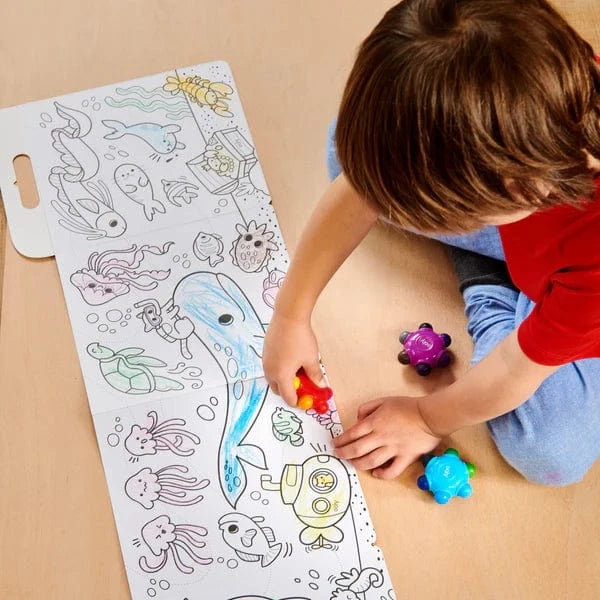 Ooly Toys Colour Burst Grip Crayons
