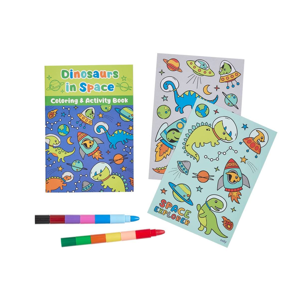 Ooly Toys Dinosaurs In Space Mini Traveler Stationery Kit