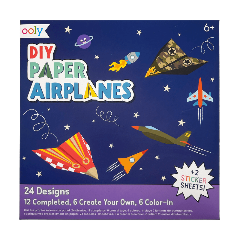 Ooly Toys DIY Paper Airplanes Activity Kit