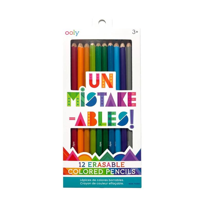 Ooly Toys Erasable Set of 12 - Colouring Pencils