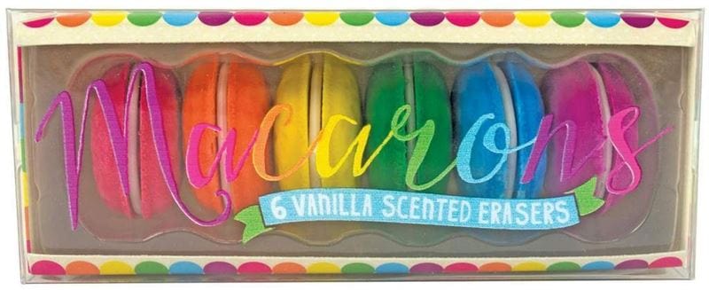 Ooly Toys Macaroon Scented Box of 6 Erasers