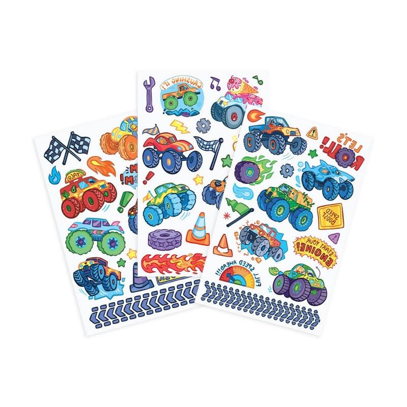 Ooly Toys Monster Trucks Temporary Tattoos