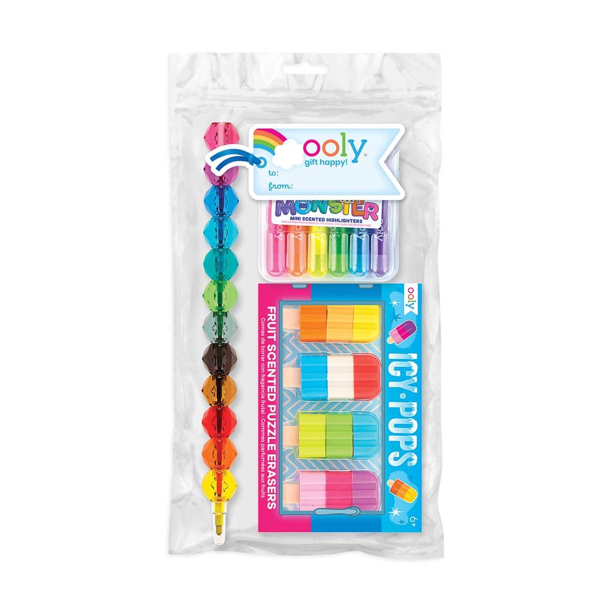 Ooly Toys Rainbow Desk Pals - Happy Pack