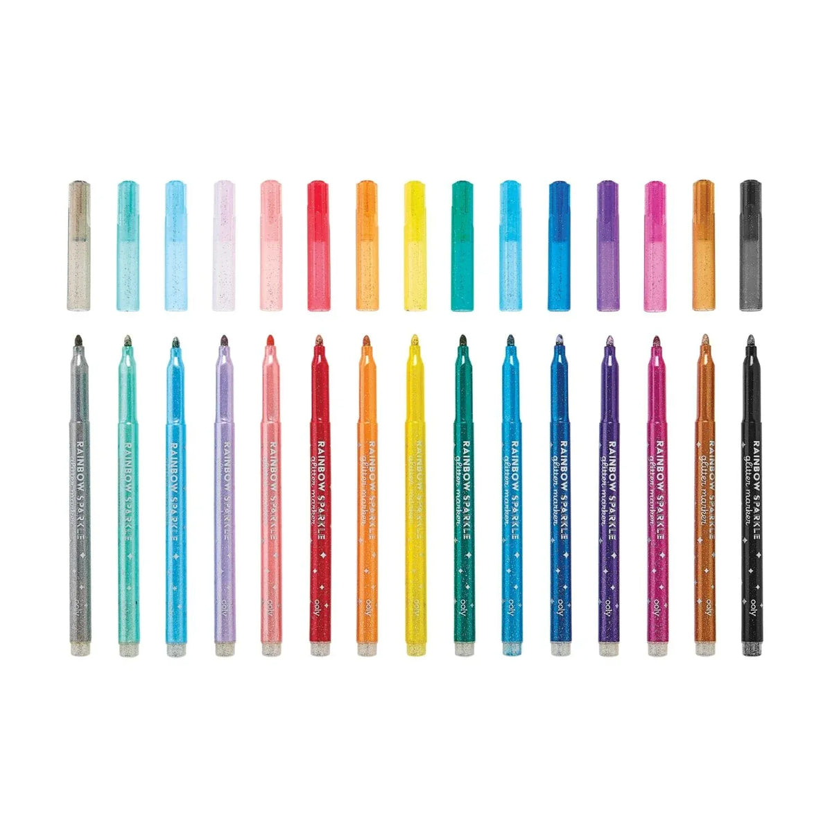 Ooly Toys Rainbow Sparkle Glitter Markers