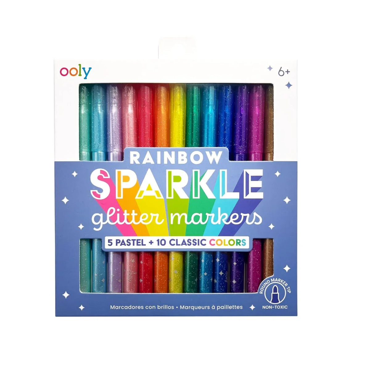 Ooly Toys Rainbow Sparkle Glitter Markers