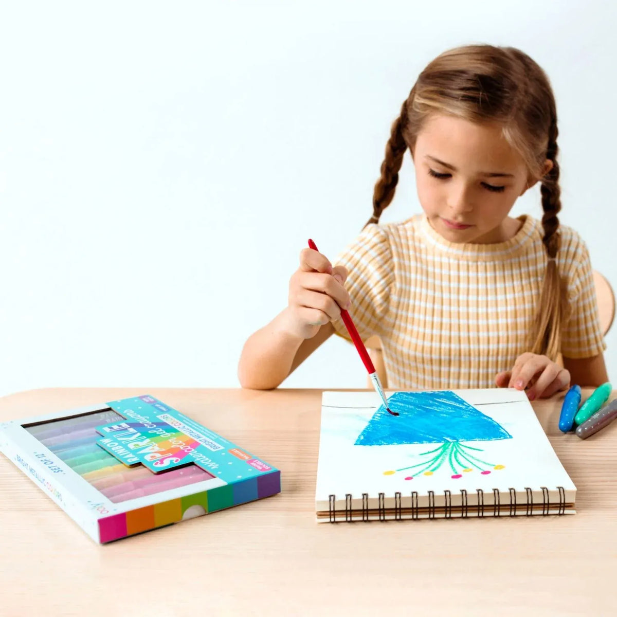 Ooly Toys Rainbow Sparkle Watercolour Gel Crayons