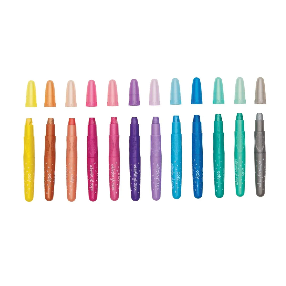 Ooly Toys Rainbow Sparkle Watercolour Gel Crayons