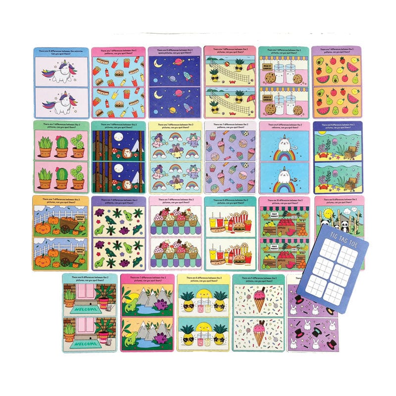 Ooly Toys Spot The Difference 24 Pk - Activity Cards