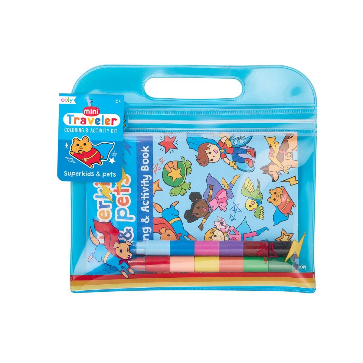 Ooly Toys Superkids & Pets Mini Traveler Stationery Kit