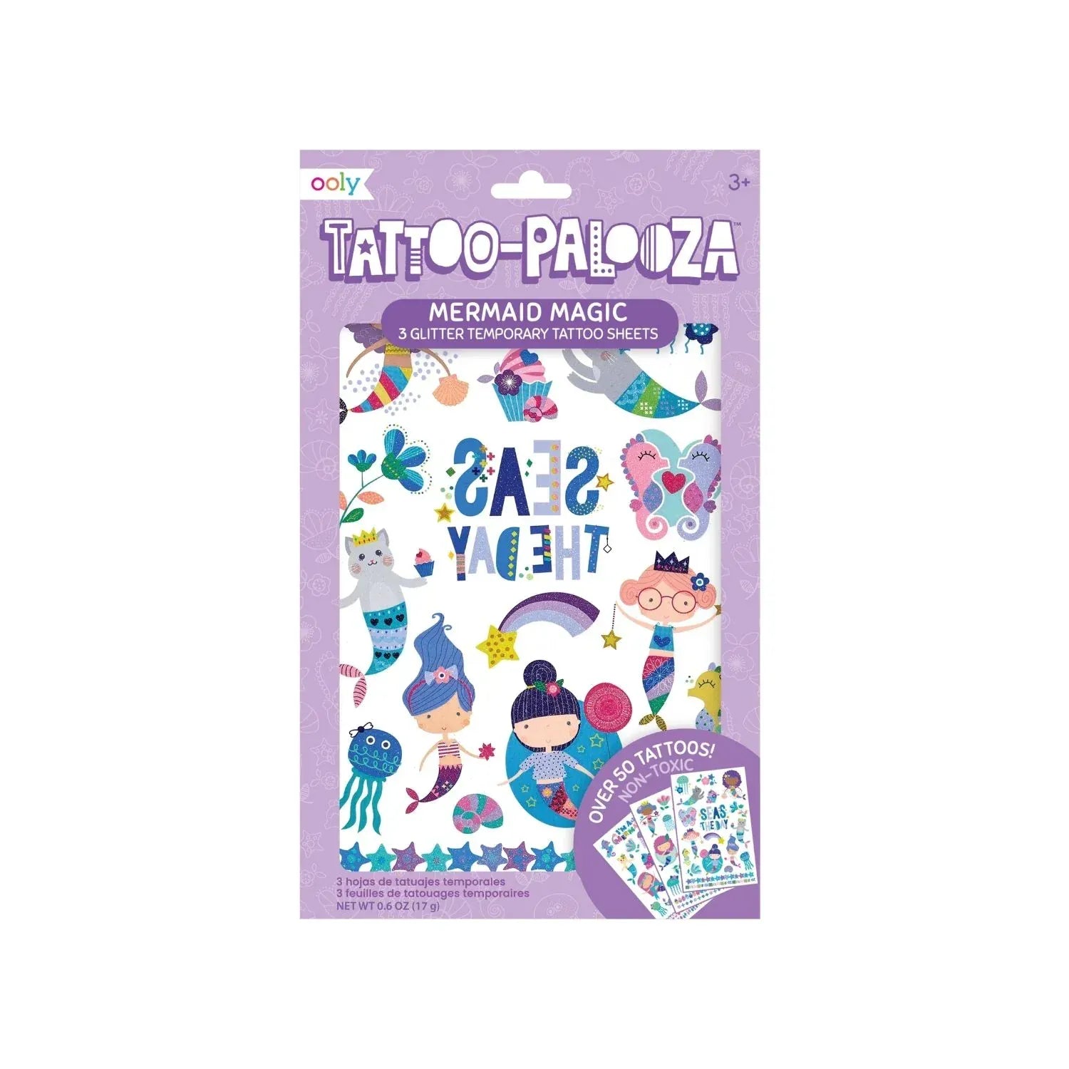 Ooly Toys Tattoo Palooza Temporary Tattoo - Mermaid Magic