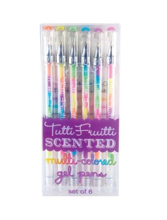 Ooly Toys Tutti Frutti Scented Gel Pens - 6 Pack