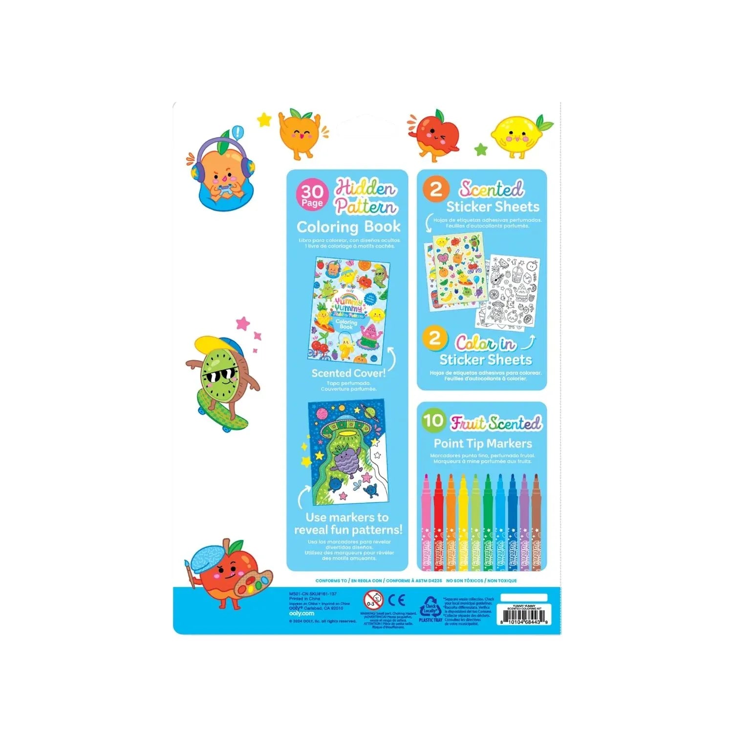 Ooly Toys Yummy Yummy Scented Colouring Kit