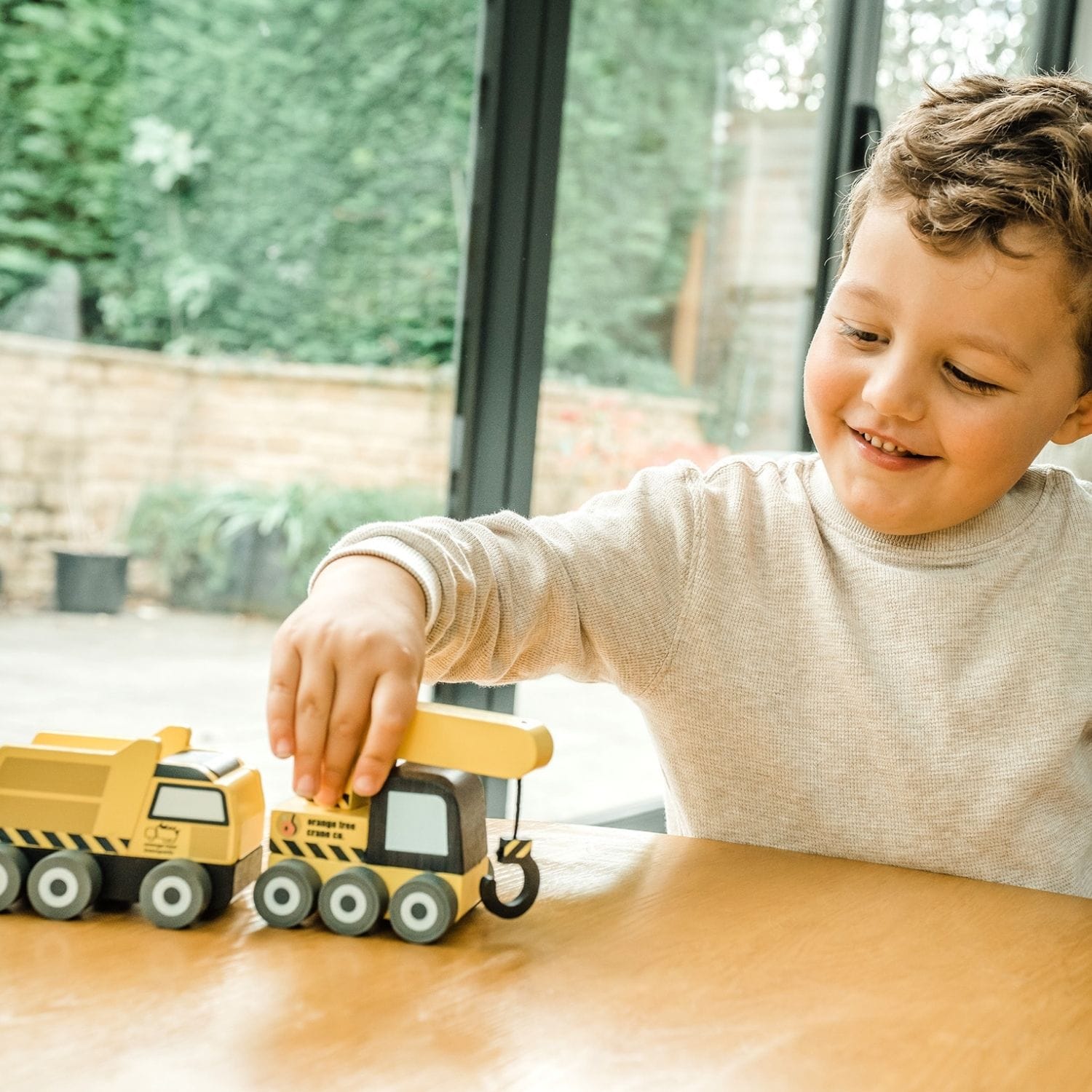 Orange Tree Toys Toys Construction Vehicles (Set of 2)
