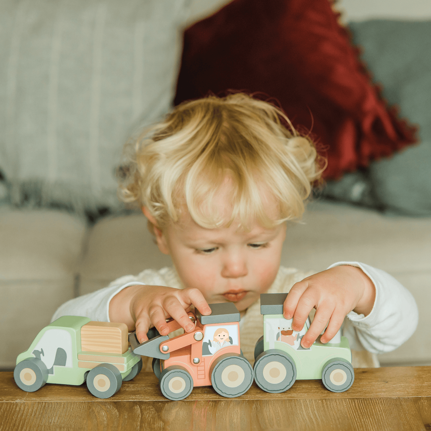 Orange Tree Toys Toys Farm Loader Tractor