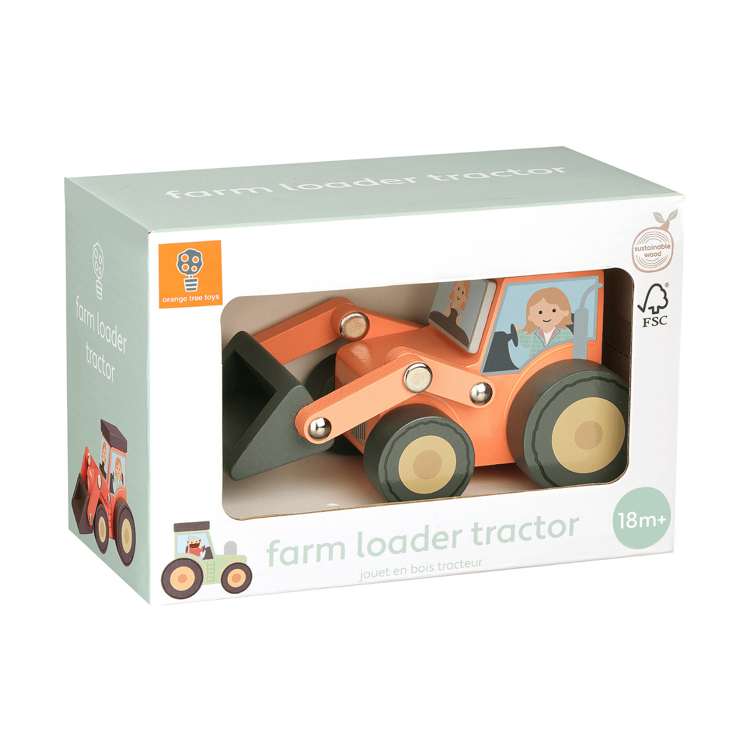 Orange Tree Toys Toys Farm Loader Tractor