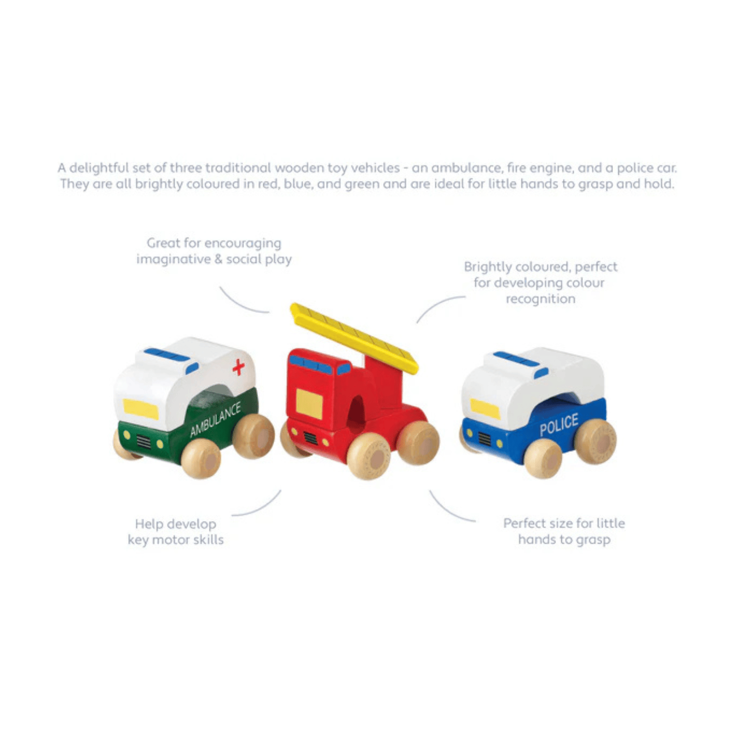 Orange Tree Toys Toys First Emergency Vehicles