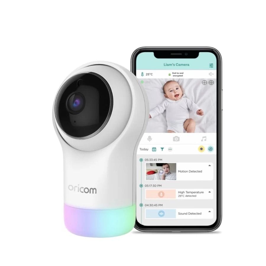 Oricom Baby Care Smart HD Video Baby Monitor with Motorised Camera