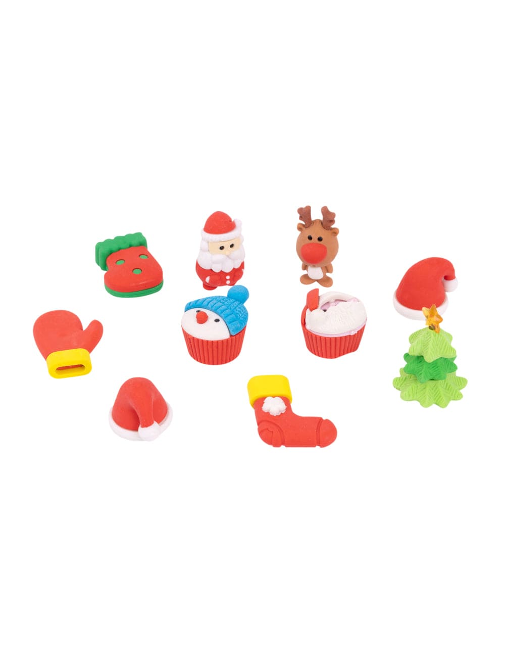 Out of the Blue Toys Christmas Erasers Assortment